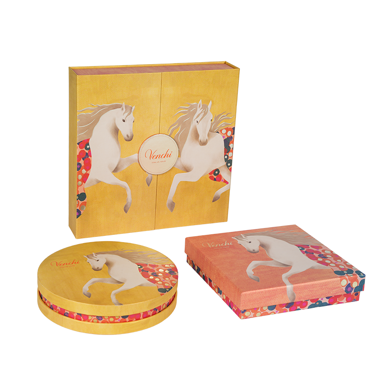 Stiv dobbeltdørs chokoladeæske