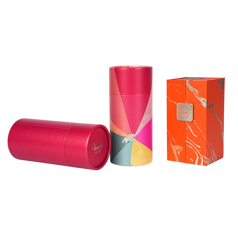 Stivt løftelåg (himlen-og-jord) rund chokoladeæske