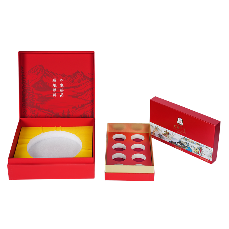 Stivt løftelåg fuglerede gaveæske