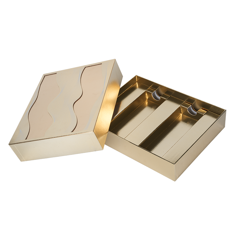 Stiv dobbeltdørs spiseolie gaveæske