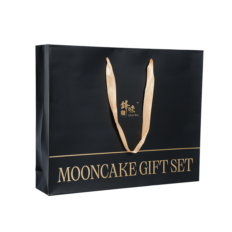 Vandafvisende håndtag kraft/hvid pap kagebærepose