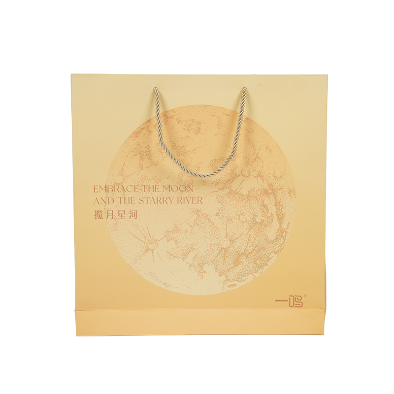 Vandafvisende håndtag kraft/hvid pap kagebærepose