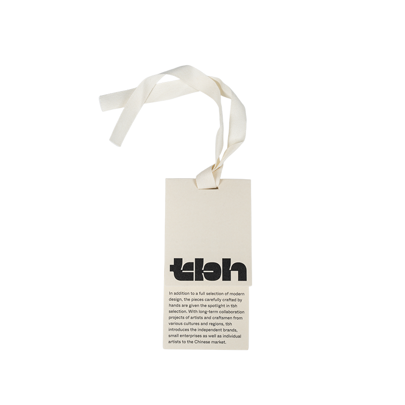 Dobbelt-lags hvid pap hængemærker til beklædningsemballage