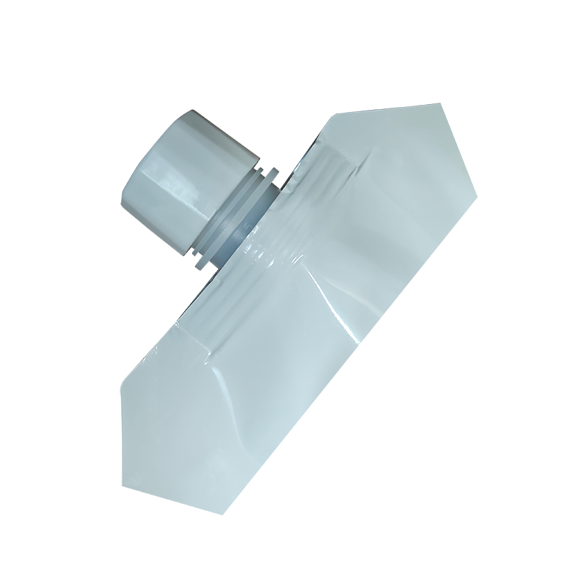 Solo swirl top-taske — hvid gennemsigtig stand-up taske