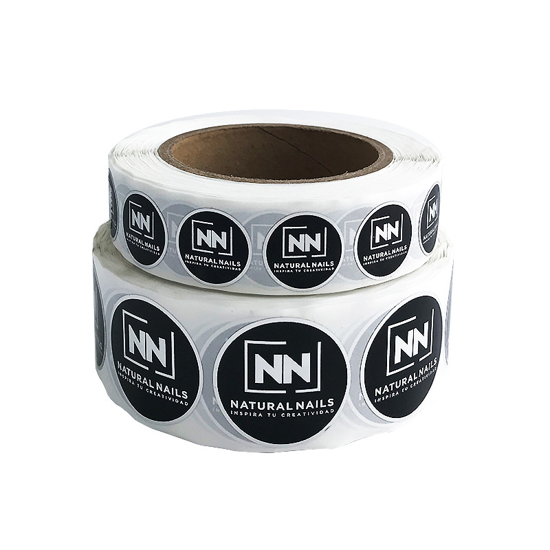 Klæbende klistermærker til kosmetisk emballage