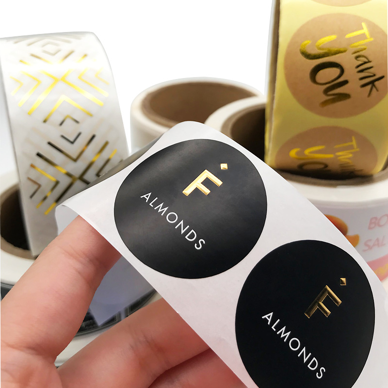 Bestrøget papir selvklæbende etiket