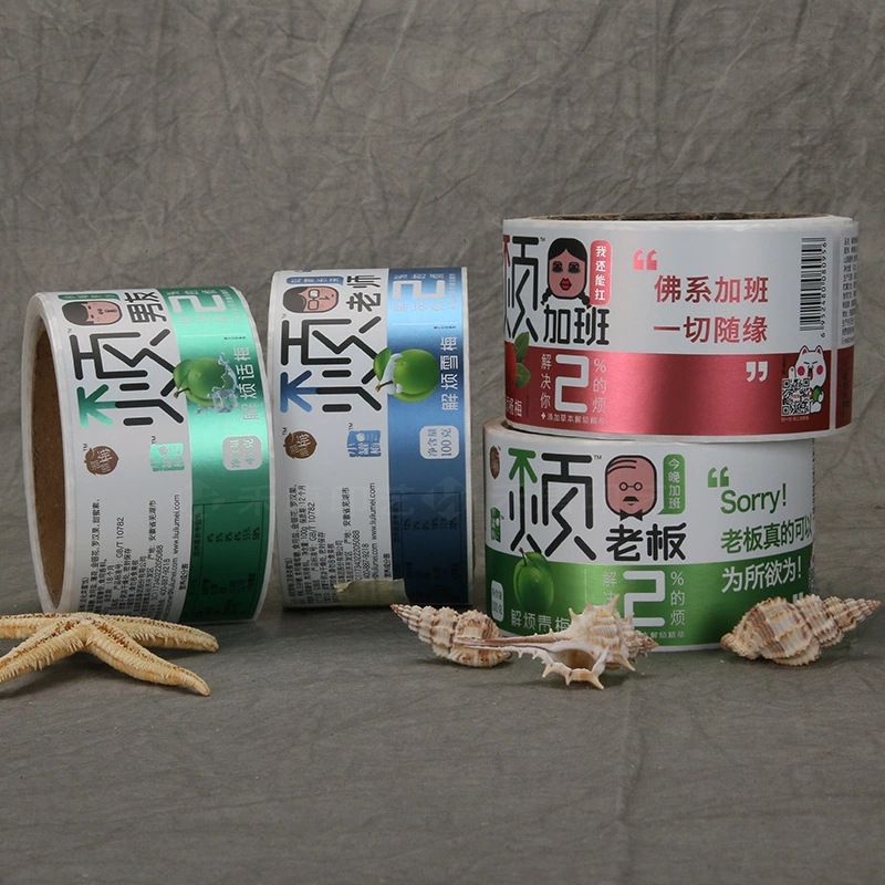 Bestrøget papir selvklæbende etiket