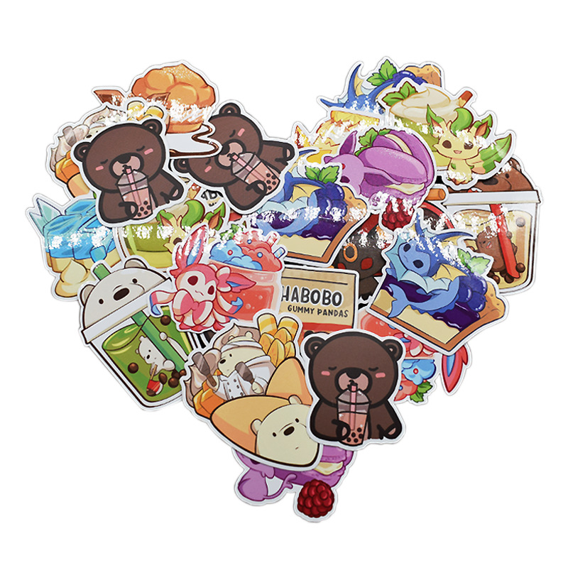 Bestrøget papir selvklæbende etiket