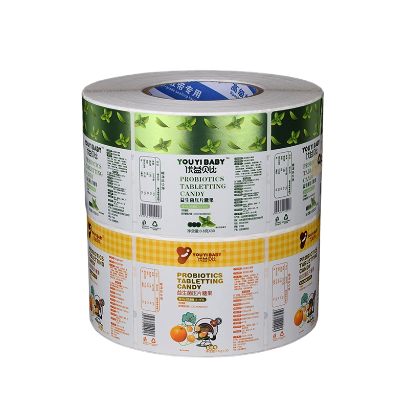 Bestrøget papir selvklæbende etiket