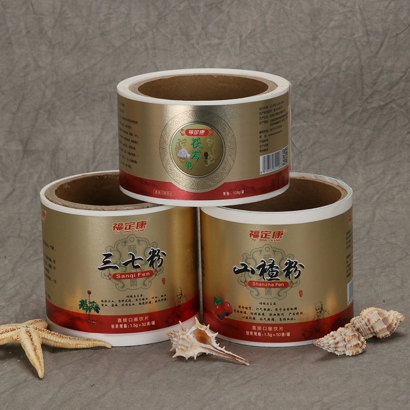 Selvklæbende etiketter til kosttilskud